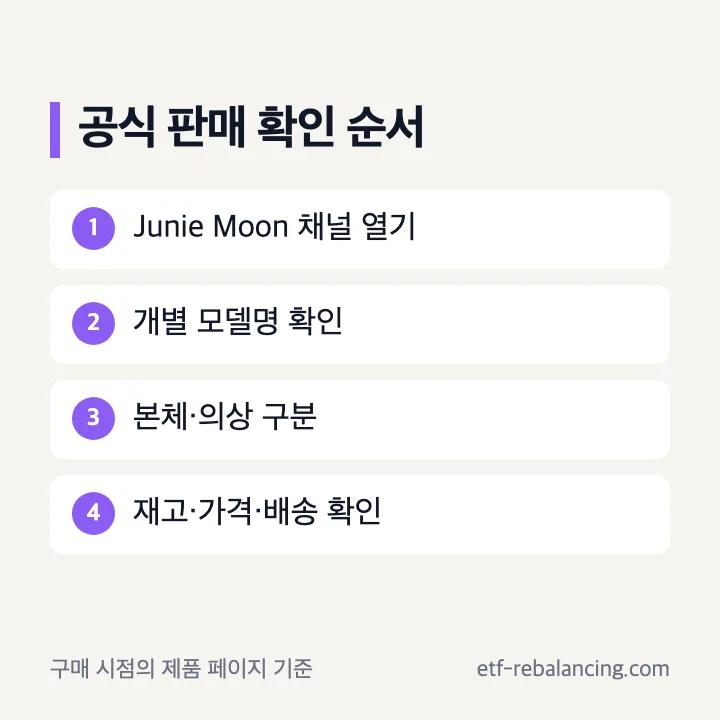 브라이스 공식 판매 채널에서 확인할 항목