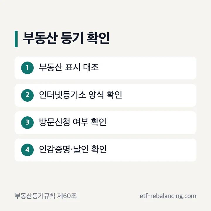 부동산 협의분할 상속등기 양식과 서류 확인