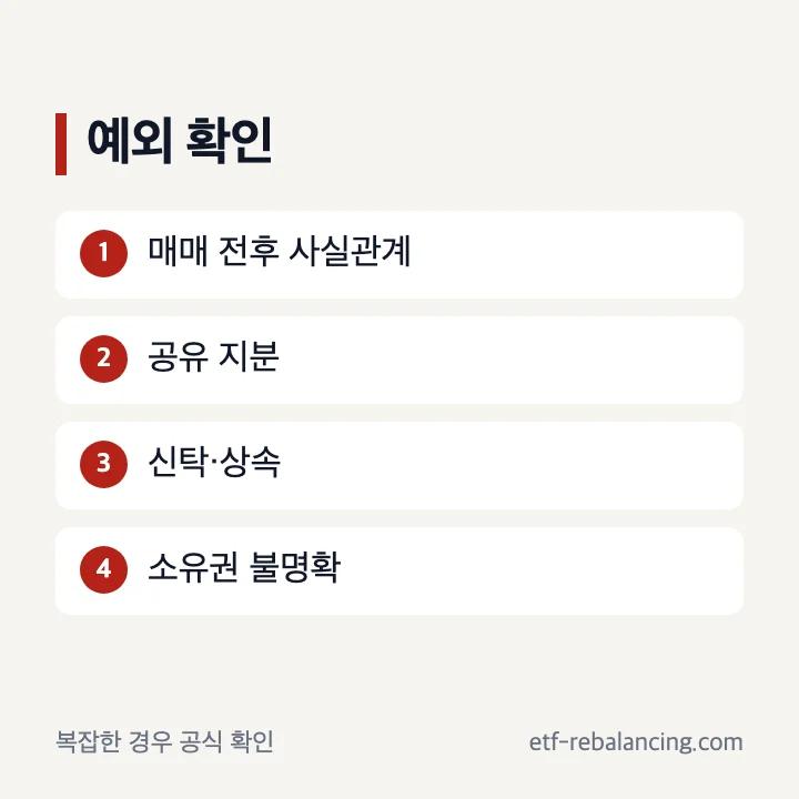 재산세 매매 공유 신탁 상속 소유권 확인 체크리스트