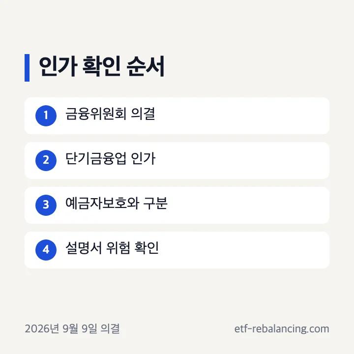 삼성증권 단기금융업 인가 확인