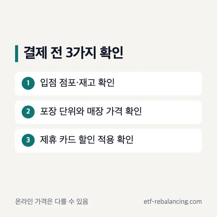 트레이더스 전단 상품 구매 전 확인할 세 가지 조건