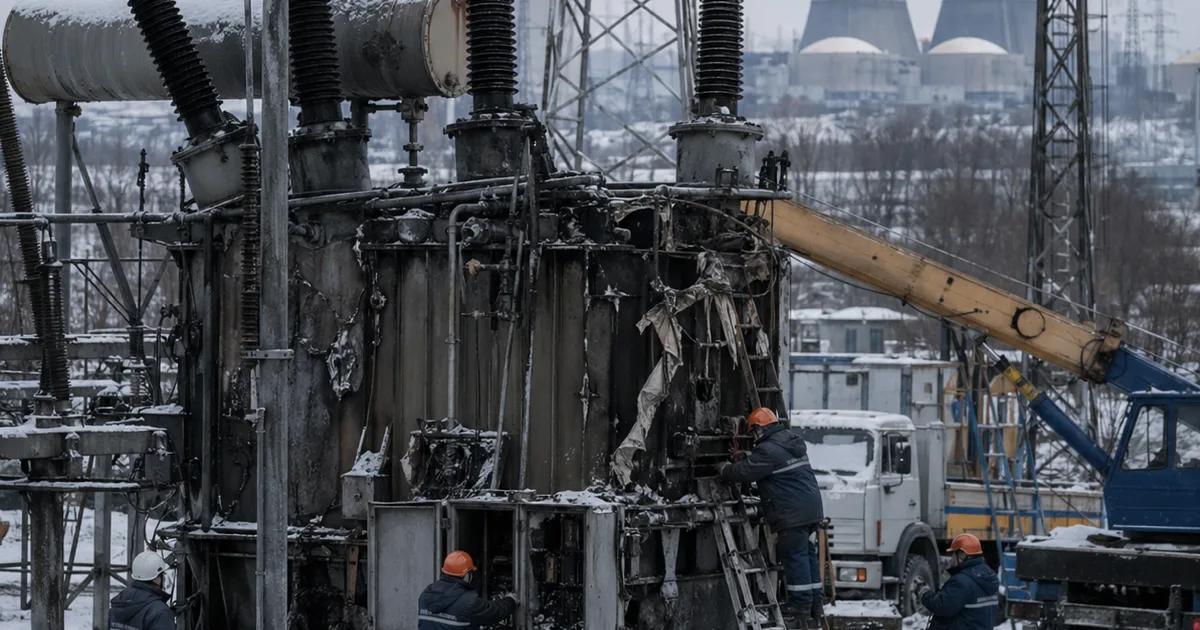 러시아, 우크라 원전 전력망 155차례 타격