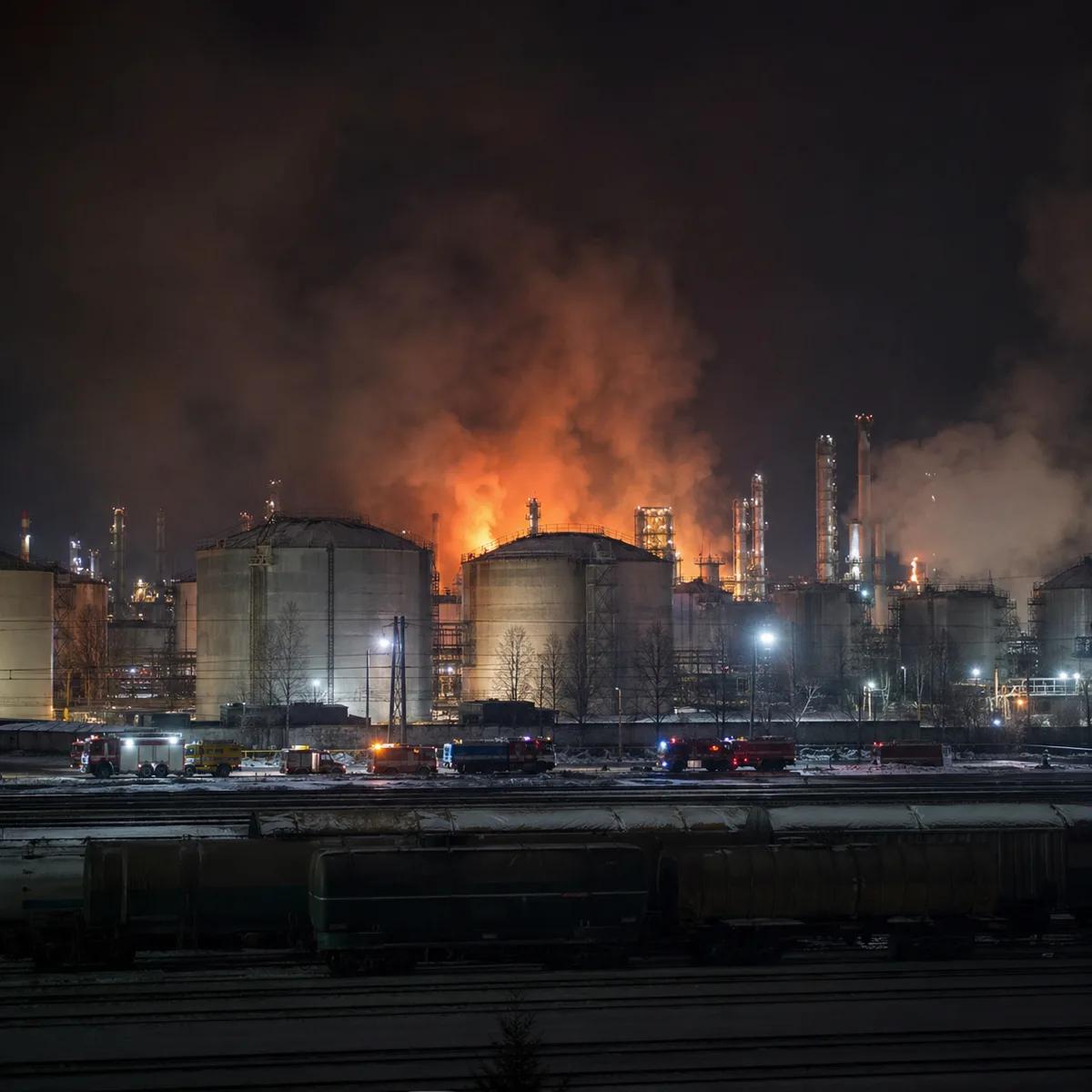 우크라이나, 러시아 정유·철도 동시 타격