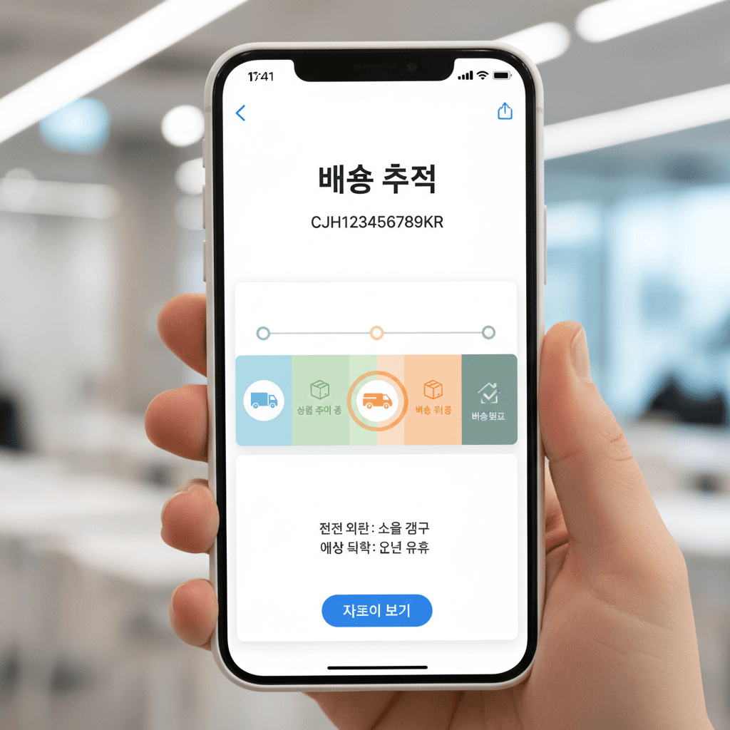 한진택배 배송조회 1