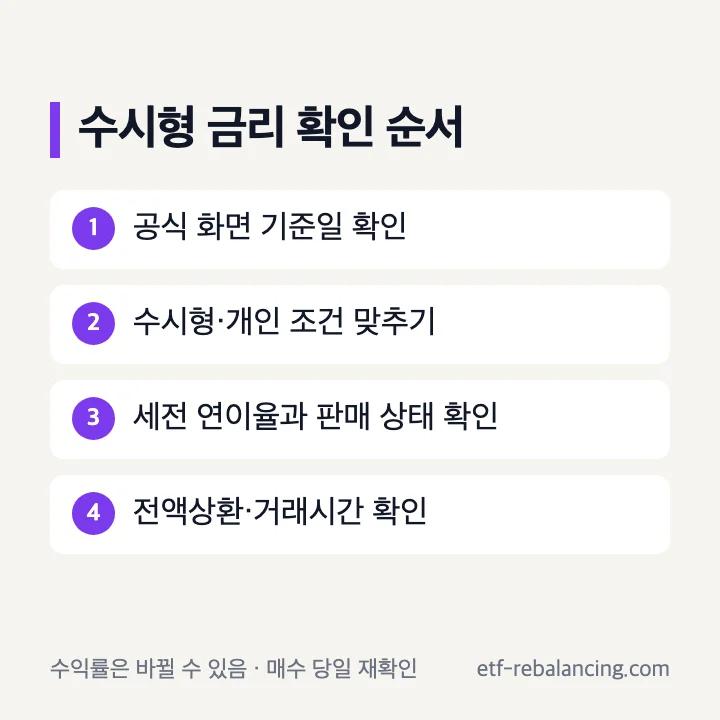 키움 발행어음 금리 수시형 확인 순서