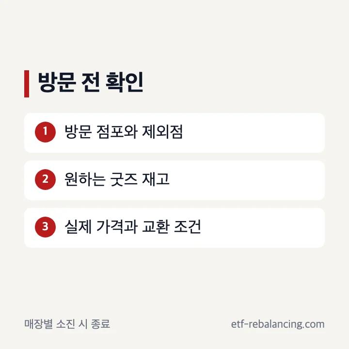 맥도날드 굿즈 구매 전 매장 재고와 교환 조건 확인