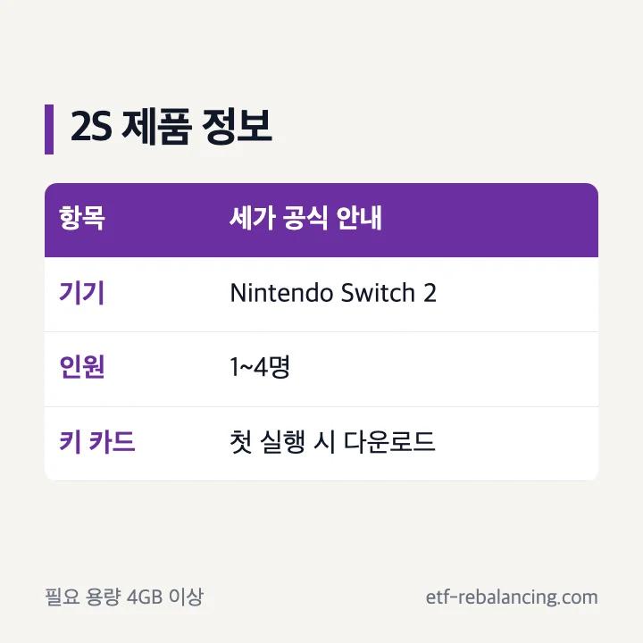 뿌요뿌요 테트리스 2S 지원 기기와 플레이 인원