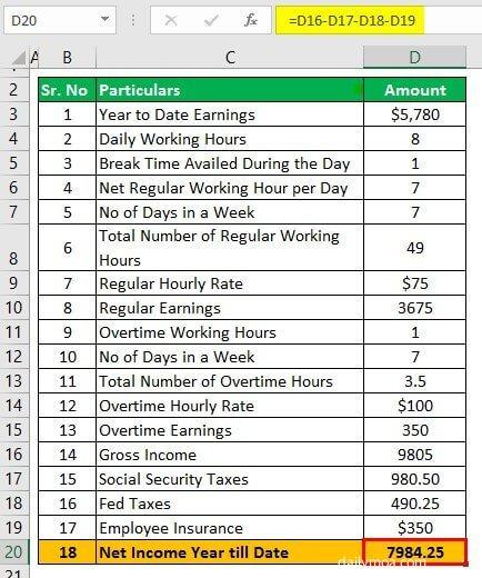 월급 환산 계산 결과