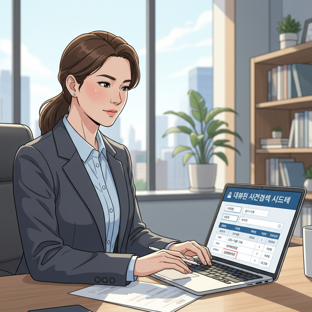 대법원 사건번호 입력