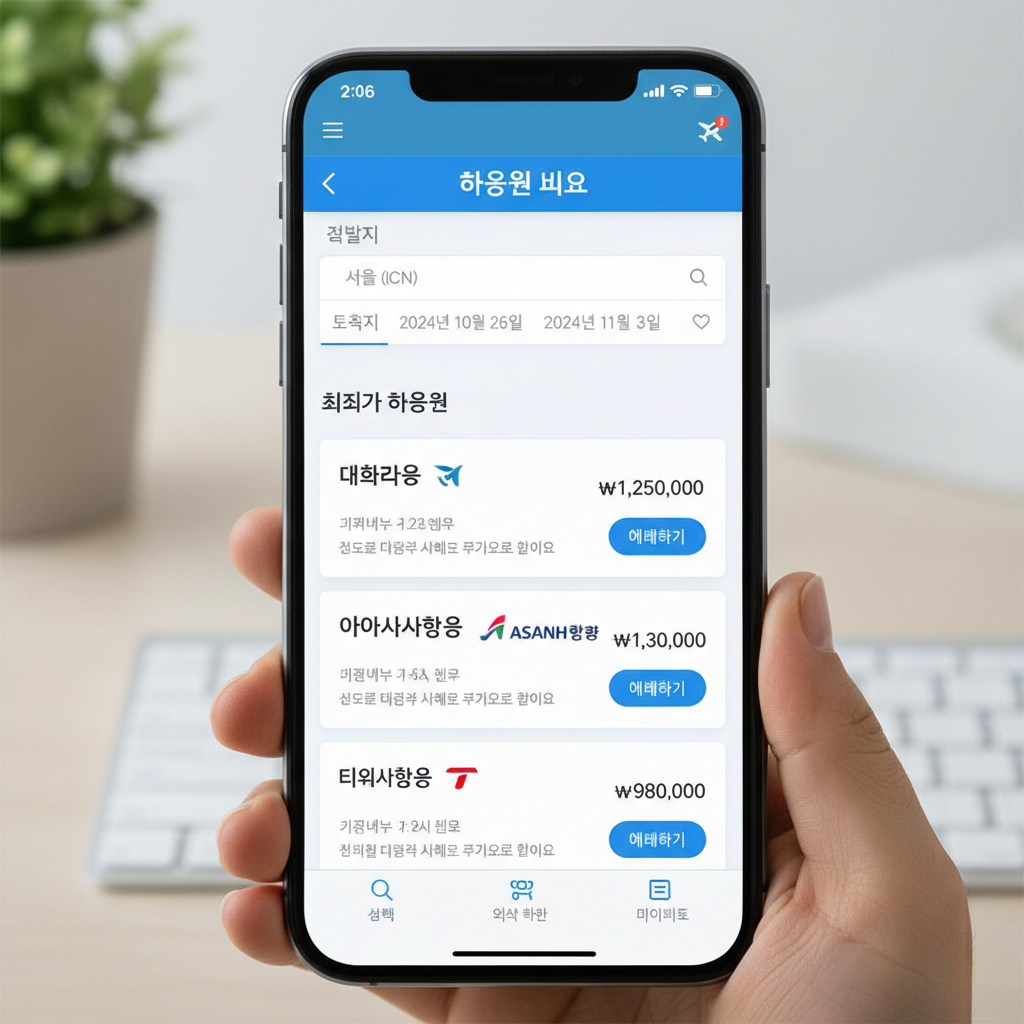 항공권예매 1