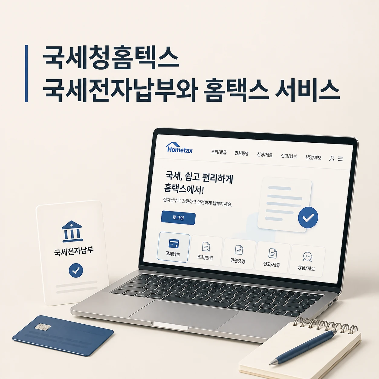 국세청홈텍스 대표 이미지