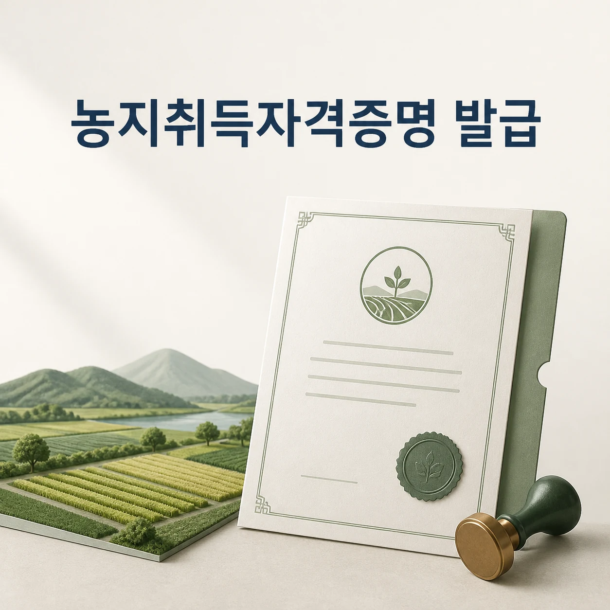 농지취득자격증명 발급 기준과 신청 절차 1 농지취득자격증명 발급 대표 이미지