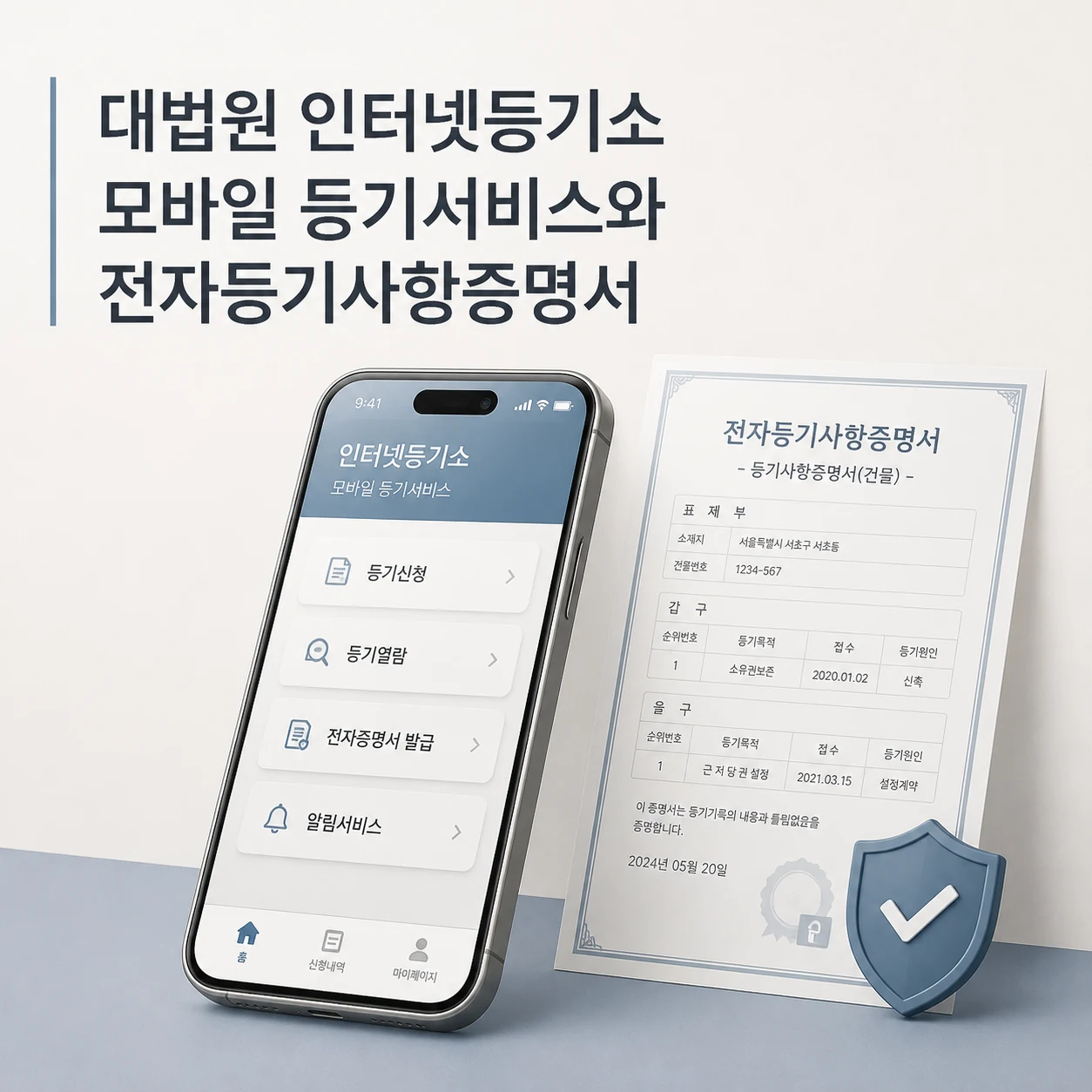대법원 인터넷등기소 대표 이미지