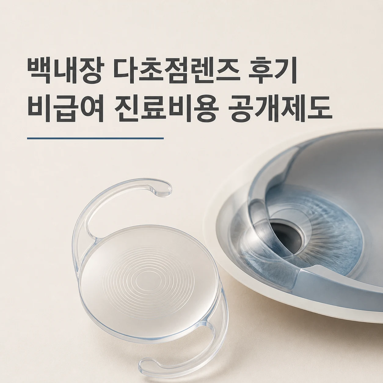 백내장 다초점렌즈 후기 비급여 진료비용 공개제도 1 백내장 다초점렌즈 후기 대표 이미지