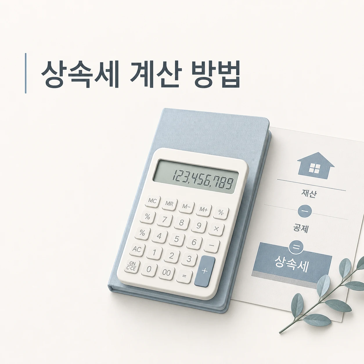 상속세 계산 방법과 손택스 간편계산 입력 기준 1 상속세 계산 방법 대표 이미지
