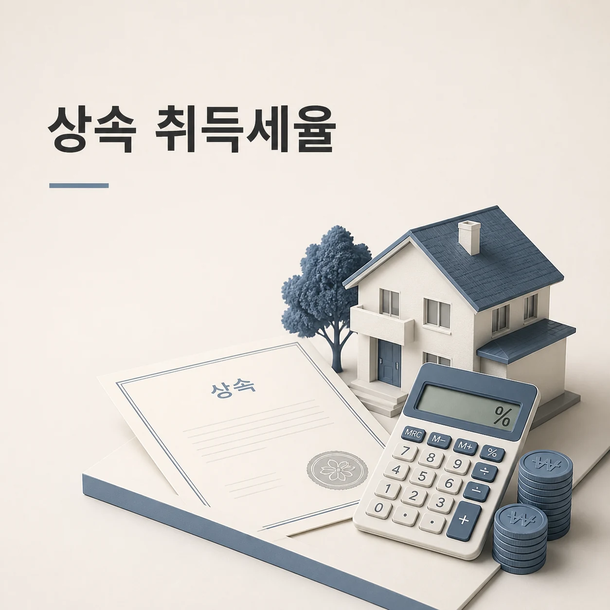 상속 취득세율 1가구 1주택 특례세율 1 상속 취득세율 대표 이미지