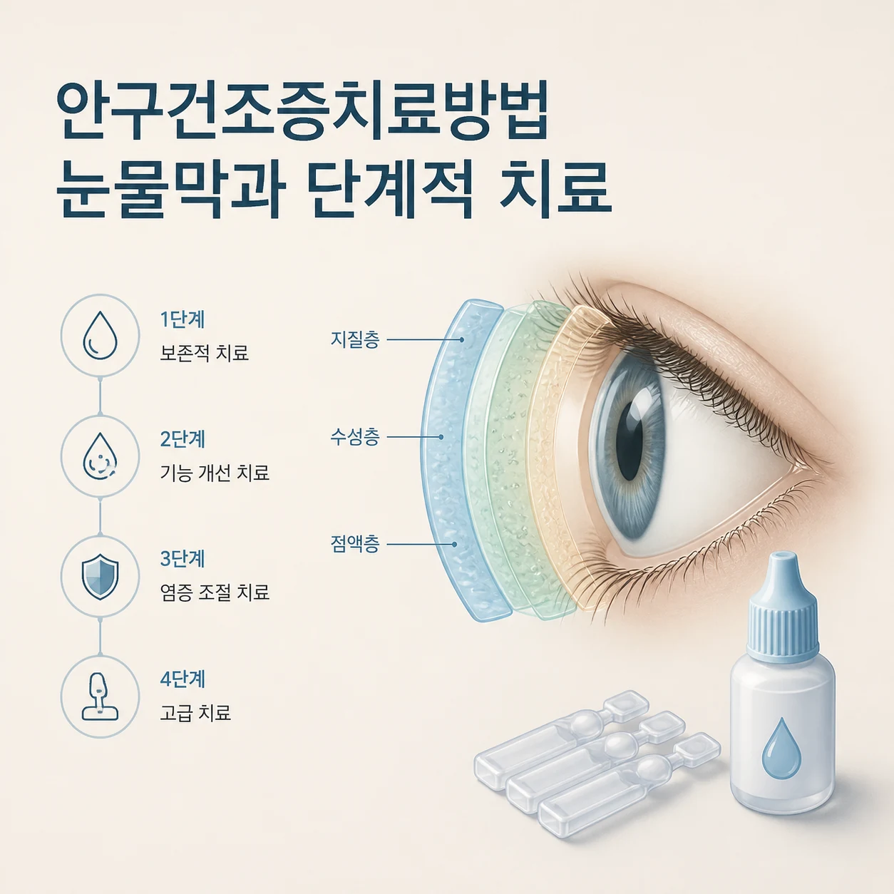 안구건조증치료방법 눈물막과 단계적 치료 1 안구건조증치료방법 대표 이미지