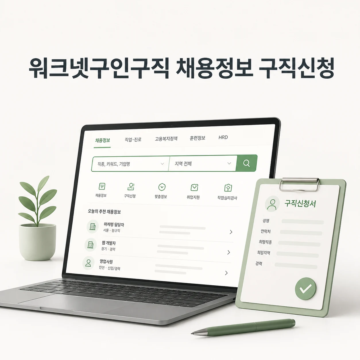 워크넷구인구직 대표 이미지