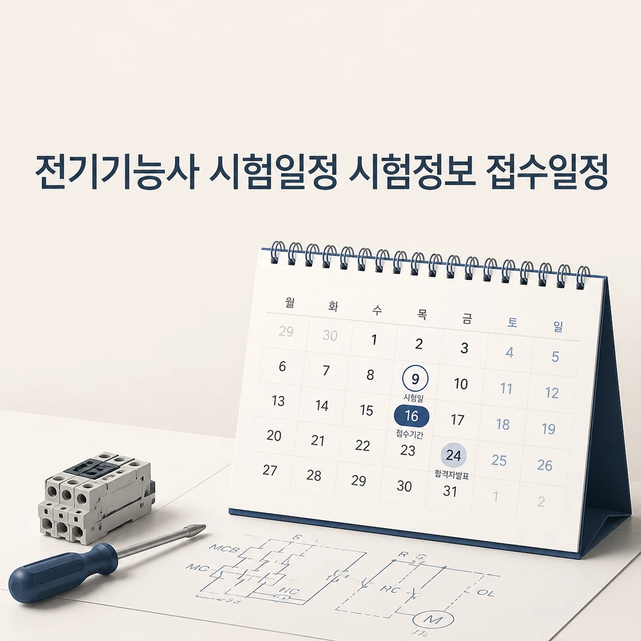 전기기능사 시험일정 시험정보 접수일정 2 전기기능사 시험일정 대표 이미지