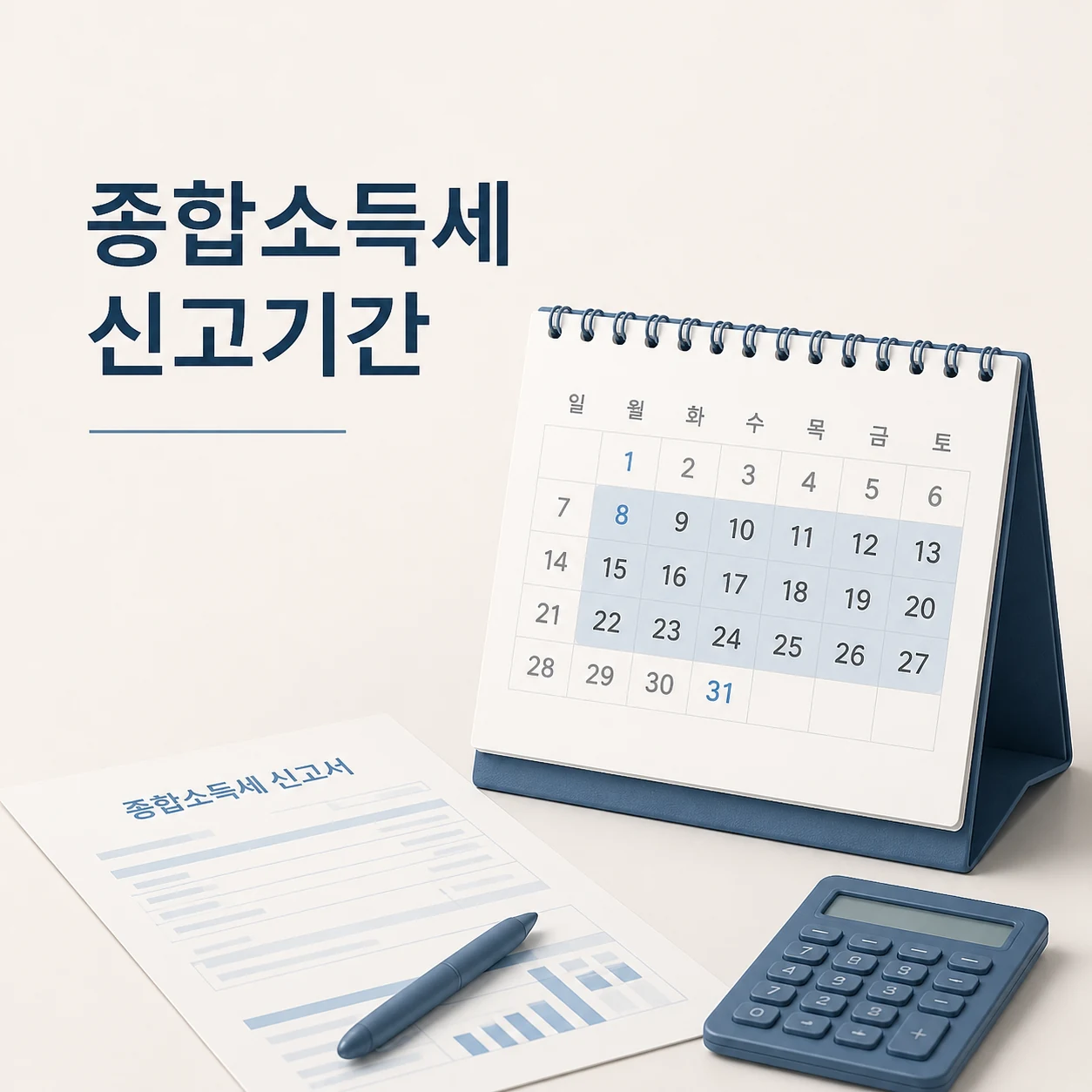종합소득세 신고기간 대표 이미지