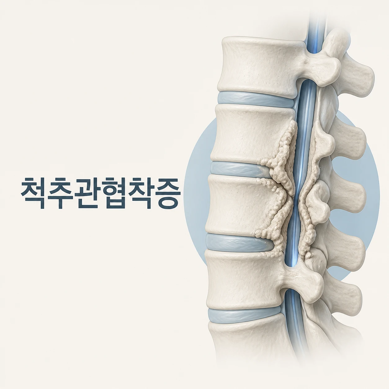 척추관협착증의 원인과 주요 증상 1 척추관협착증 대표 이미지