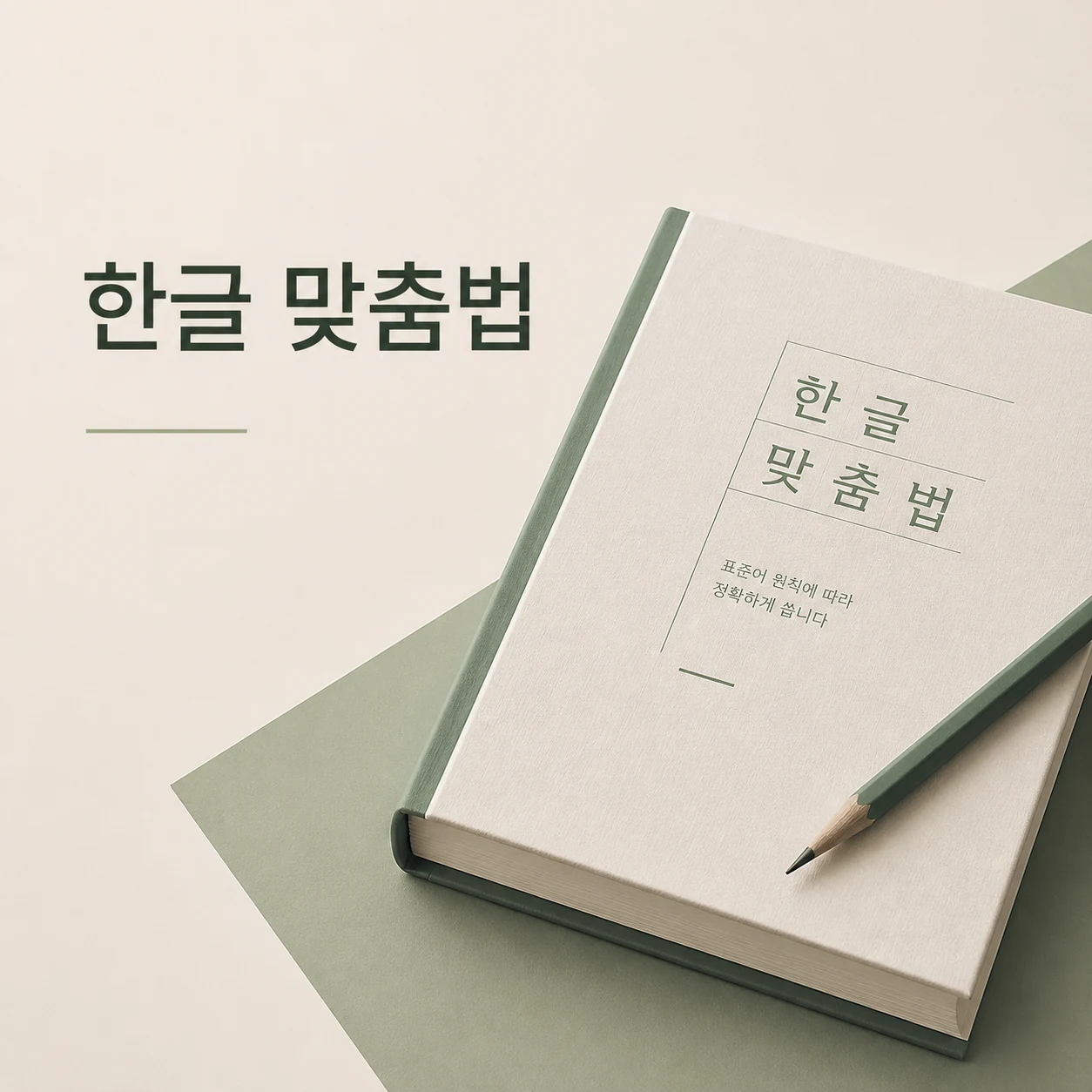 한글 맞춤법 대표 이미지