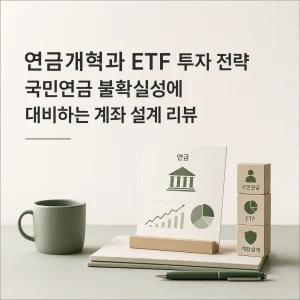 연금개혁과 ETF 투자 전략 국민연금 불확실성에 대비하는 계좌 설계 리뷰 3 연금개혁과 ETF 투자 전략 국민연금 불확실성에 대비하는 계좌 설계 리뷰
