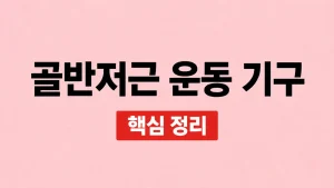 골반저근 운동 기구