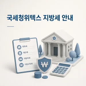 국세청위텍스 지방세 안내 5 국세청위텍스 대표 이미지
