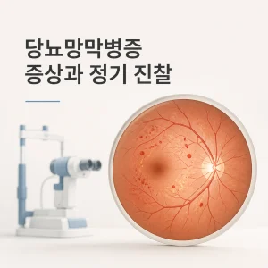 당뇨망막병증 증상과 정기 진찰 5 당뇨망막병증 증상 대표 이미지