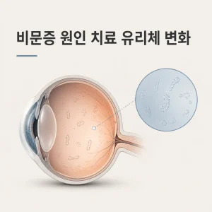 비문증 원인 치료 유리체 변화 5 비문증 원인 치료 대표 이미지
