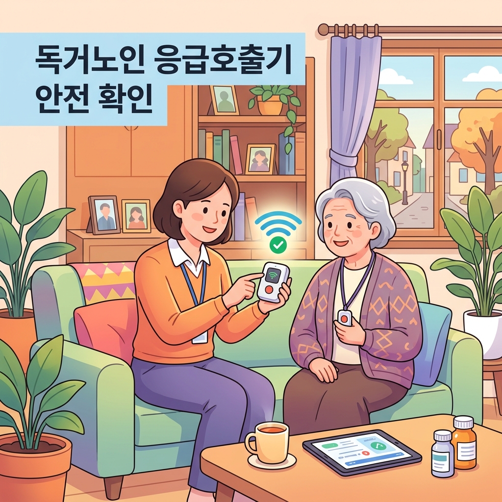 응급안전안심서비스 신청방법 독거노인 응급안전안심서비스 2026 신청 설치 절차