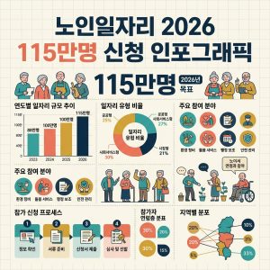 ai thumbnail infographic 노인일자리 2026 115만명 신청 인포그래픽 1788484406