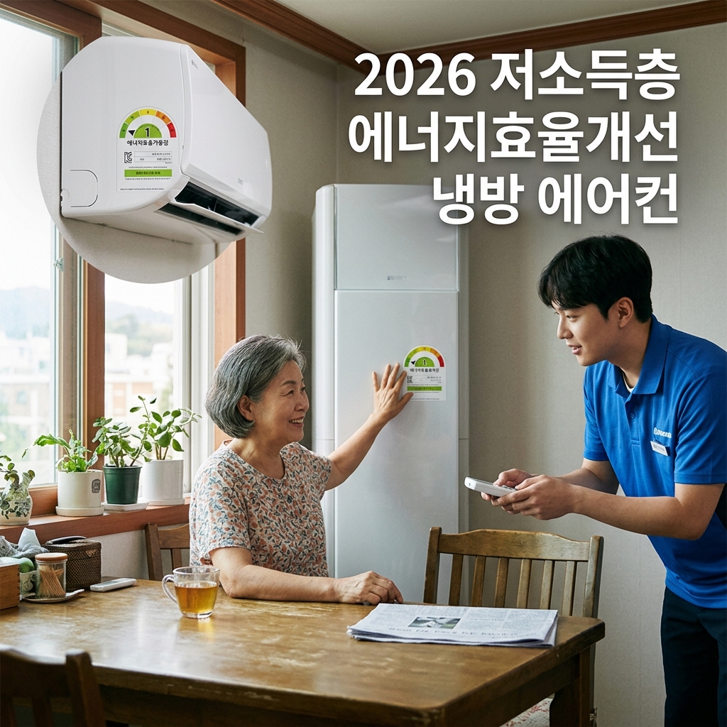 저소득층 에너지효율개선사업 2026 냉방 난방 지원내용